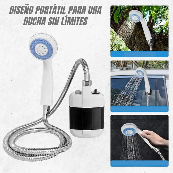 🚿 Ducha Portátil Recargable – ¡Baños cómodos donde sea que estés!