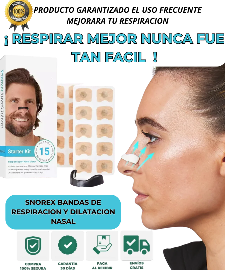 DILATADOR NASAL- ANTIRRONQUIDOS+ENVIO GRATIS